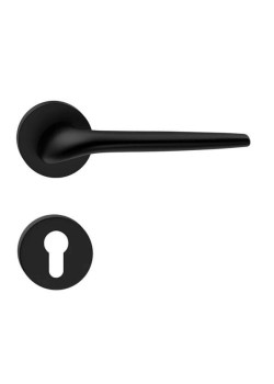 Manere usi Julia negru cu rozeta yala