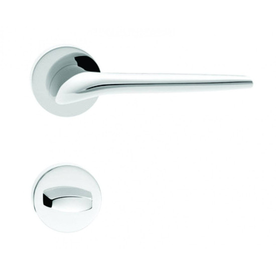 Manere usi Julia R crom lucios cu rozeta wc