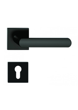 Manere usi Luna Q slim negru mat cu rozeta yala