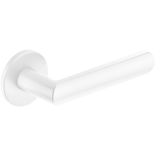 Manere usi Luna R slim alb mat