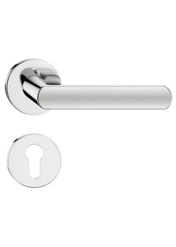 Manere usi Luna R slim crom lucios cu rozeta yala