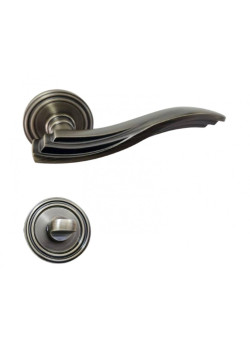 Manere usi MALTA bronz patinat rozeta wc Manere usi MALTA bronz patinat rozeta wc