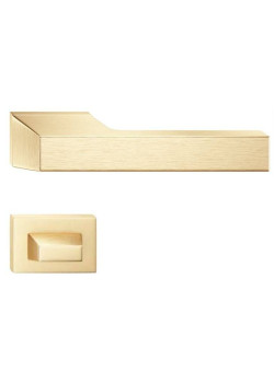 Manere usi MAXIMA auriu satin cu rozeta wc