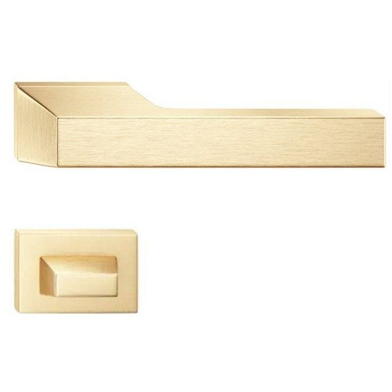 Manere usi MAXIMA auriu satin cu rozeta wc