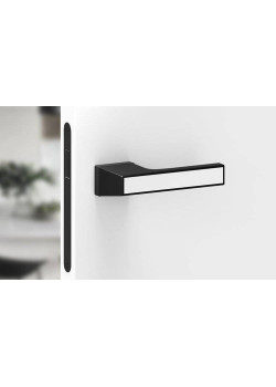 Manere usi MAXIMA CONNECT negru decor alb mat cheie