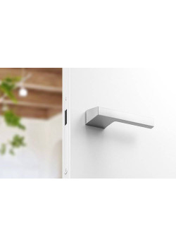 Manere usi Maxima crom satin cu rozeta cheie