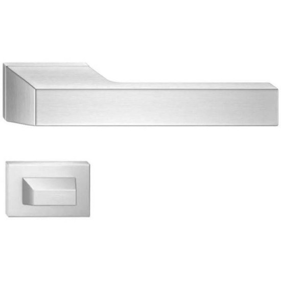 Manere usi Maxima crom satin cu rozeta wc