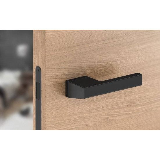 Manere usi Maxima negru mat cu rozeta cheie