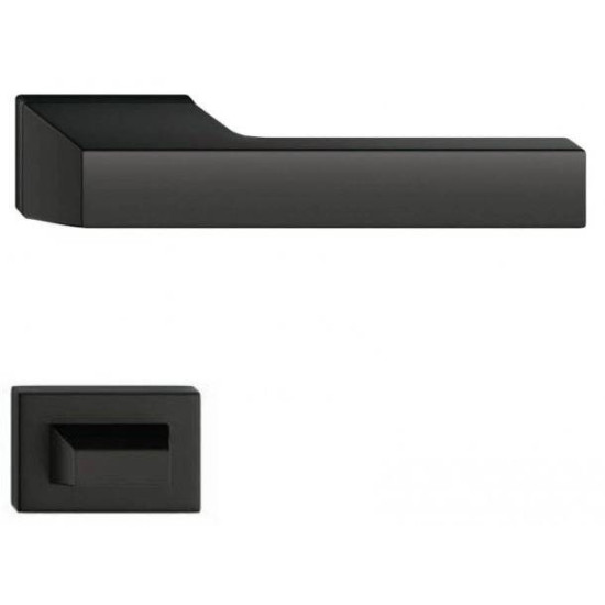 Manere usi Maxima negru mat cu rozeta wc