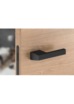 Manere usi Maxima negru mat cu rozeta wc