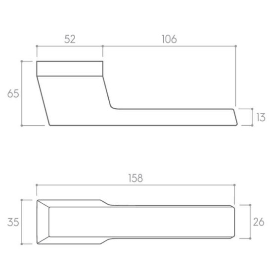 Manere usi Maxima titan cu rozeta yala