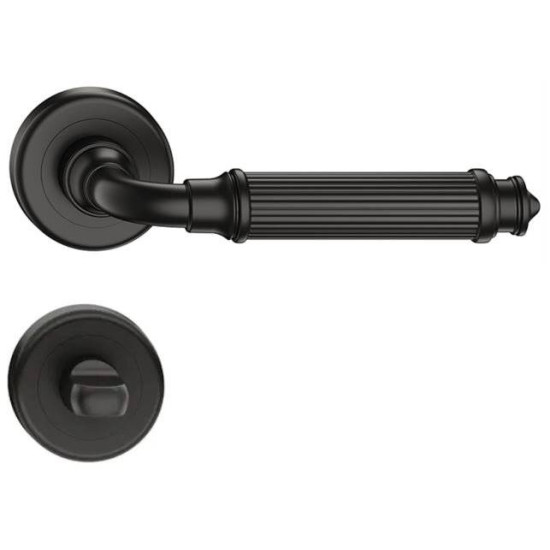 Manere usi Michelle ( ARIA ) negru mat cu rozete wc