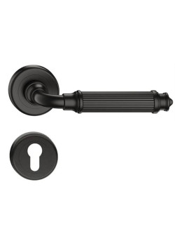 Manere usi Michelle ( ARIA ) negru mat cu rozete yala