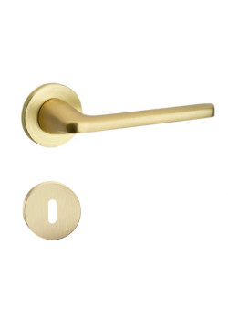 Manere usi Modena auriu satin rozeta cheie Manere usi Modena auriu satin rozeta cheie