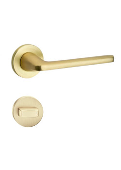 Manere usi Modena auriu satin rozeta wc Manere usi Modena auriu satin rozeta wc