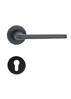 Manere usi Modena negru mat rozeta yala Manere usi Modena negru mat rozeta yala