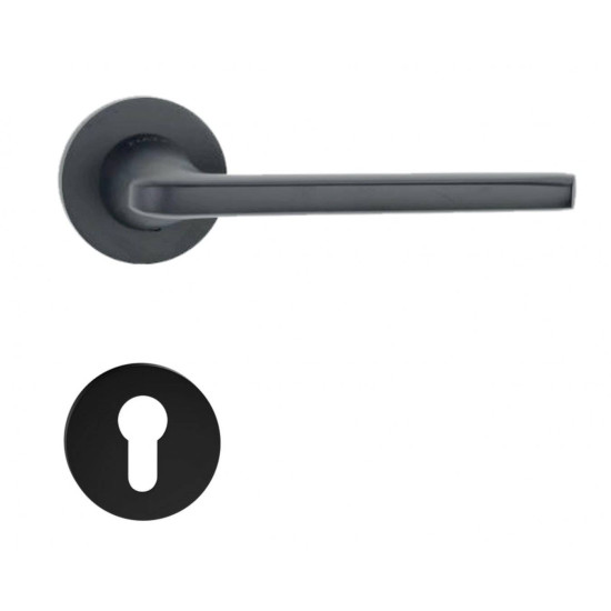 Manere usi Modena negru mat rozeta yala