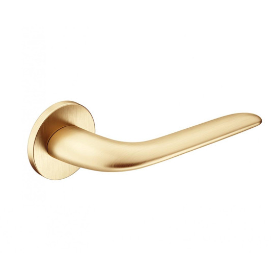 Manere usi Moon auriu satin fara rozeta