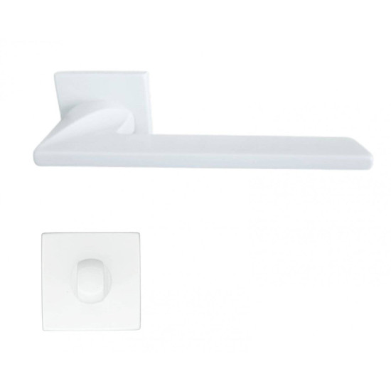 Manere usi Nove alb mat cu rozeta wc