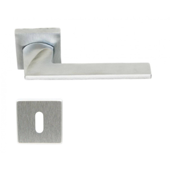 Manere usi Nove crom satin cu rozeta cheie