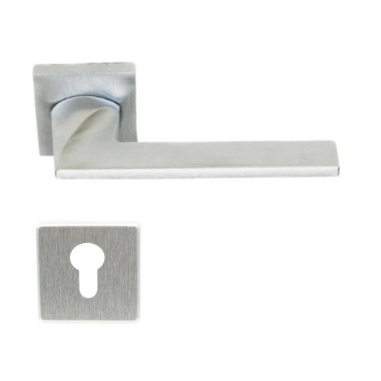 Manere usi Nove crom satin cu rozeta yala