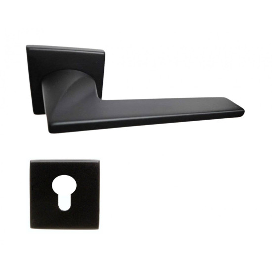 Manere usi Nove negru mat cu rozeta yala