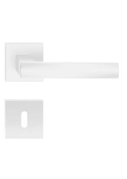 Manere usi OFFICE ( IBIZA ) alb mat cu rozeta cheie