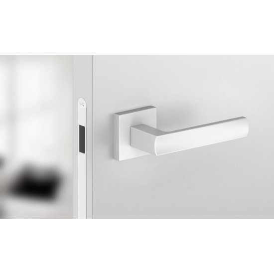 Manere usi OFFICE ( IBIZA ) alb mat cu rozeta cheie