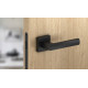 Manere usi OFFICE ( IBIZA ) negru mat cu rozeta wc