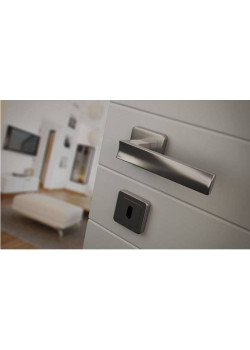 Manere usi OFFICE ( IBIZA ) nichel satin cu rozeta wc