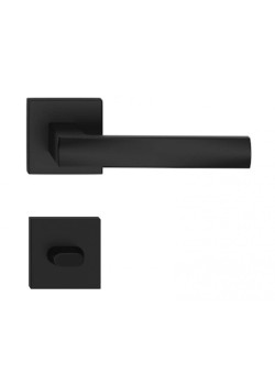 Manere usi OFFICE ( IBIZA ) negru mat cu rozeta wc