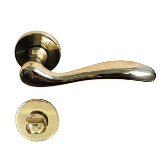 Manere usi Onda auriu lucios cu rozeta wc