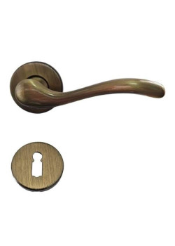 Manere usi Onda bronz grafiat cu rozeta cheie