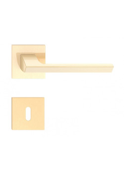 Manere usi QUANTA FIT auriu satin lucios cu rozeta cheie