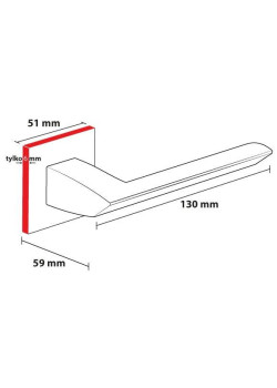 Manere usi Quanta fit cu rozeta cheie crom lucios