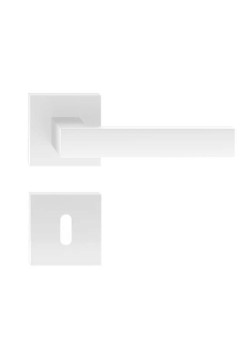 Manere usi QUBIK alb cu rozeta cheie