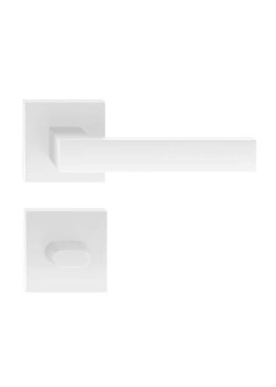 Manere usi QUBIK alb cu rozeta wc