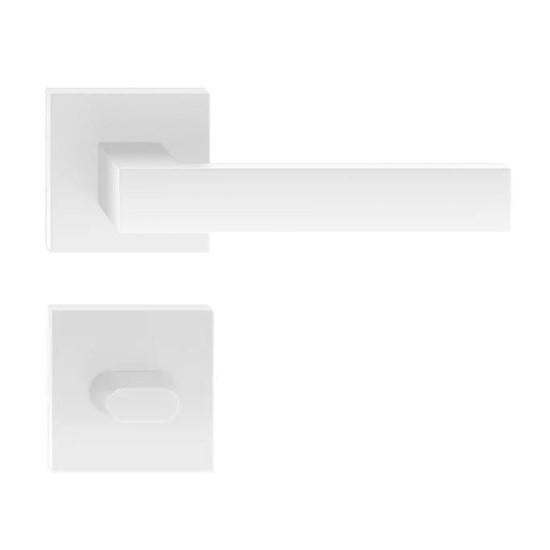 Manere usi QUBIK alb cu rozeta wc