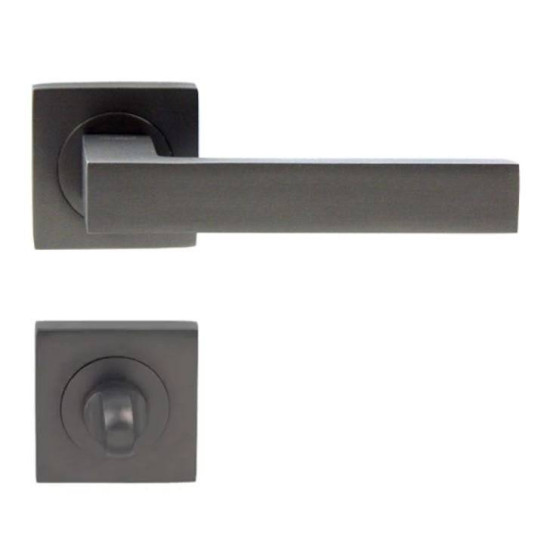 Manere usi Qubik grafit cu rozeta wc Q4