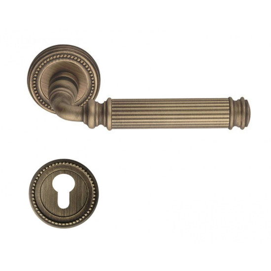 Manere usi Rania bronz cu rozeta yala Manere usi Rania bronz cu rozeta yala