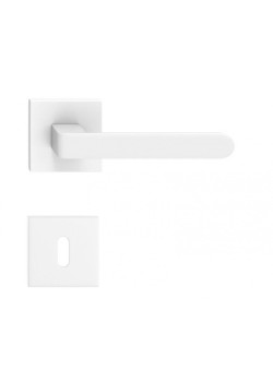 Manere usi RIO alb mat cu rozeta cheie