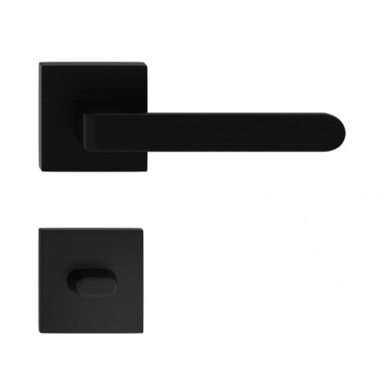 Manere usi Rio negru mat cu rozeta wc