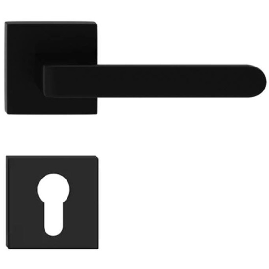 Manere usi Rio negru mat cu rozeta yala