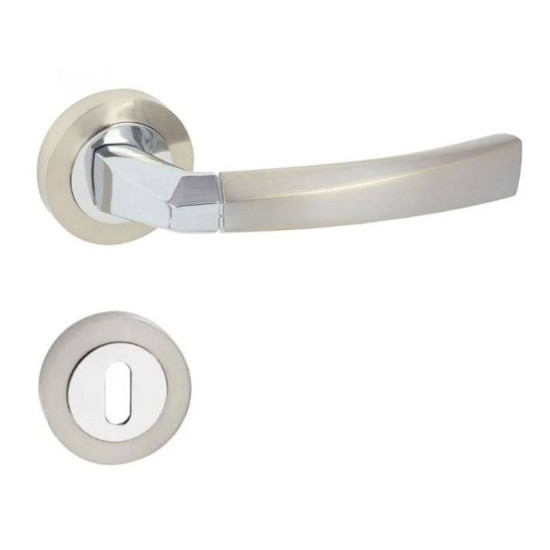 Manere usi RONDA R crom nichel cu rozeta cheie