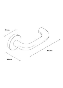 Manere usi Rondo (Jowisz) alb mat rozeta wc