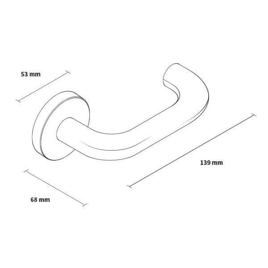 Manere usi Rondo (Jowisz) alb mat rozeta wc