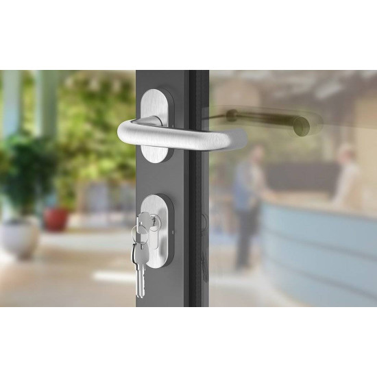 Manere usi Rondo (Jowisz) inox rozeta ovala yala