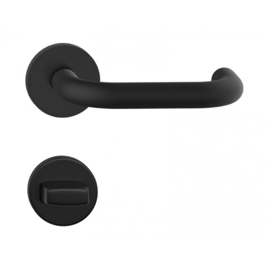 Manere usi Rondo (Jowisz) negru mat rozeta wc