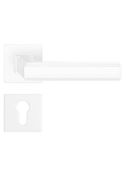 Manere usi ROYAL Q SLIM alb mat cu rozeta yala