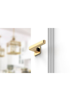 Manere usi ROYAL Q SLIM auriu lucios cu rozeta wc